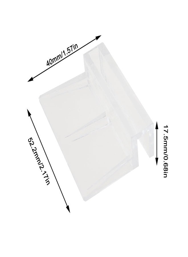 CXMTECH 8PCS 6mm Acrylic Aquarium Lid Clamps Transparent Fish Tank Cap Support Frame Pet Supplies - Image 3